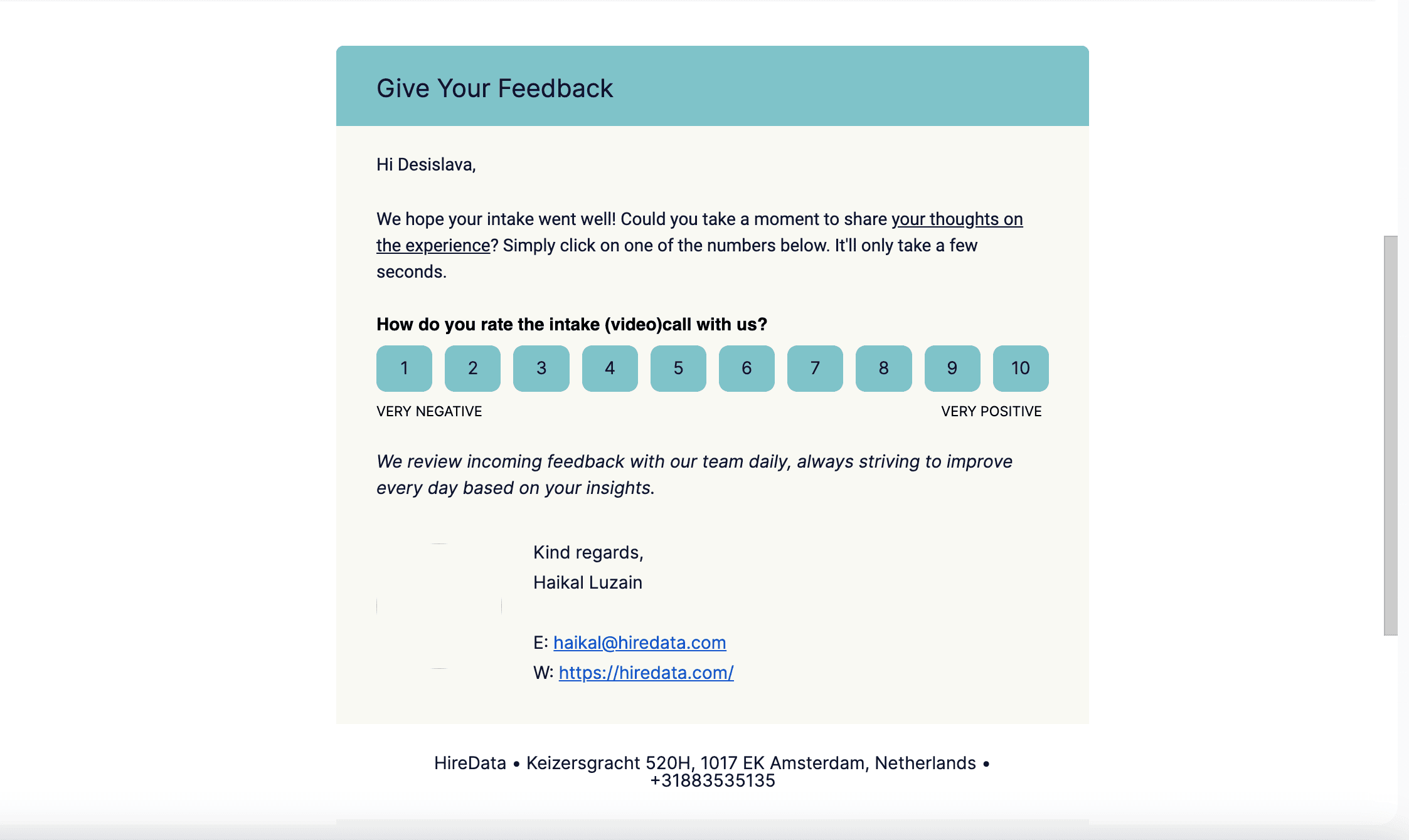 Send email example