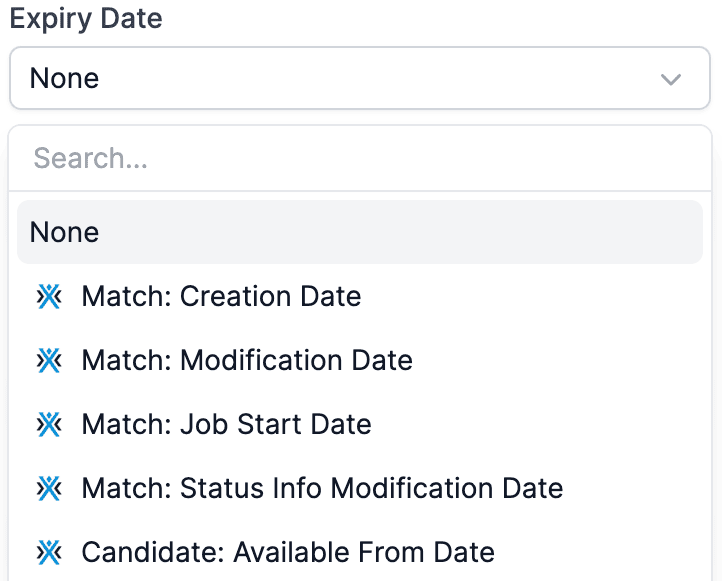 Expiry date options