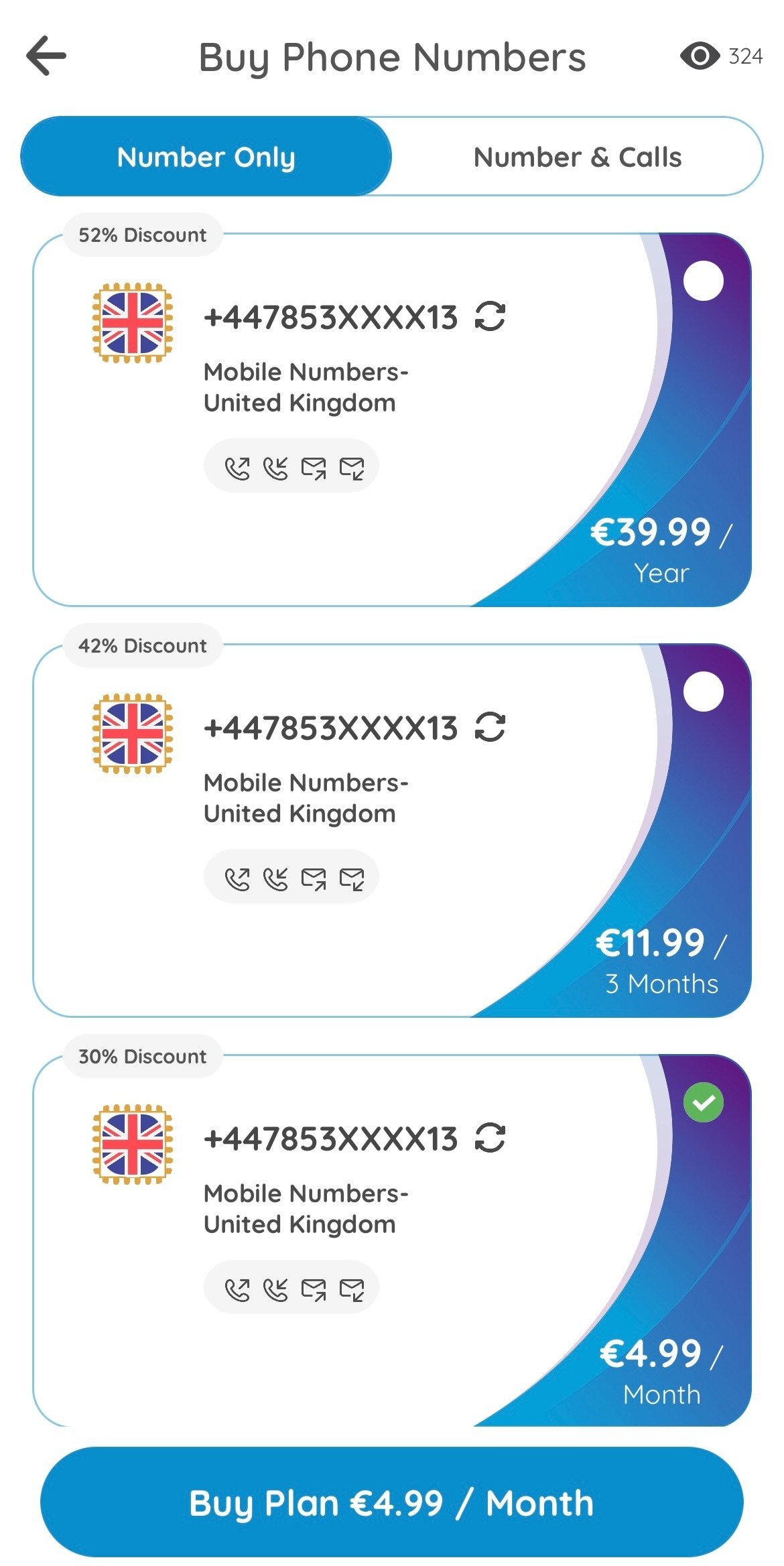 Subscription plans