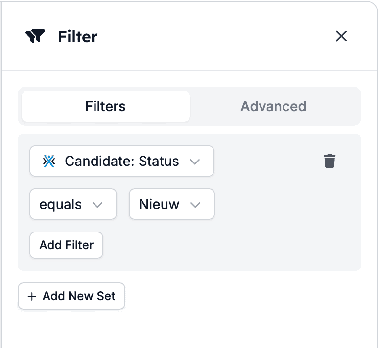 Adding filters