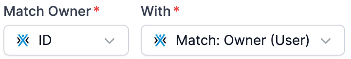 Matching the owner setting
