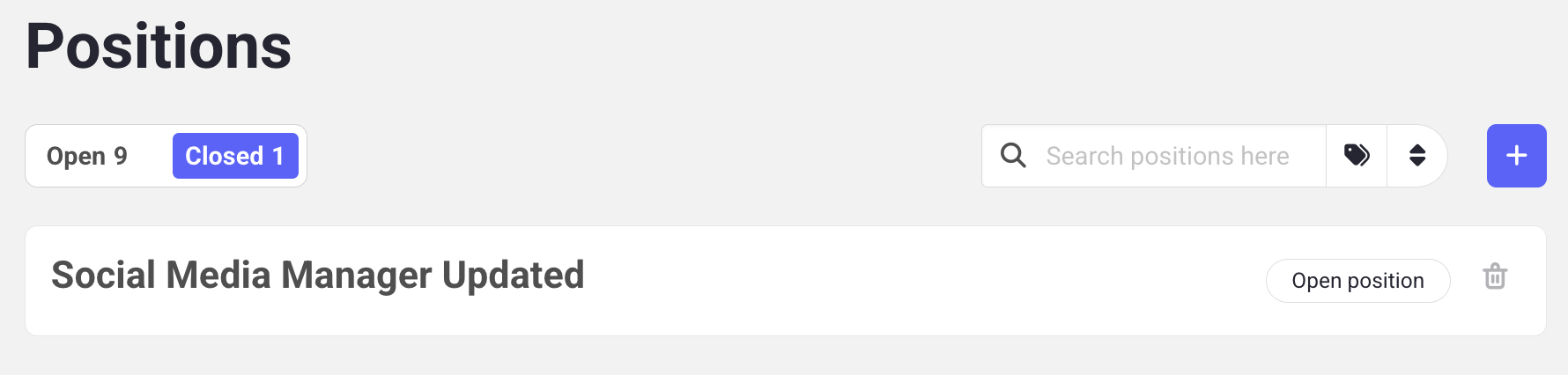 Hireflix Userguide Reopen Position