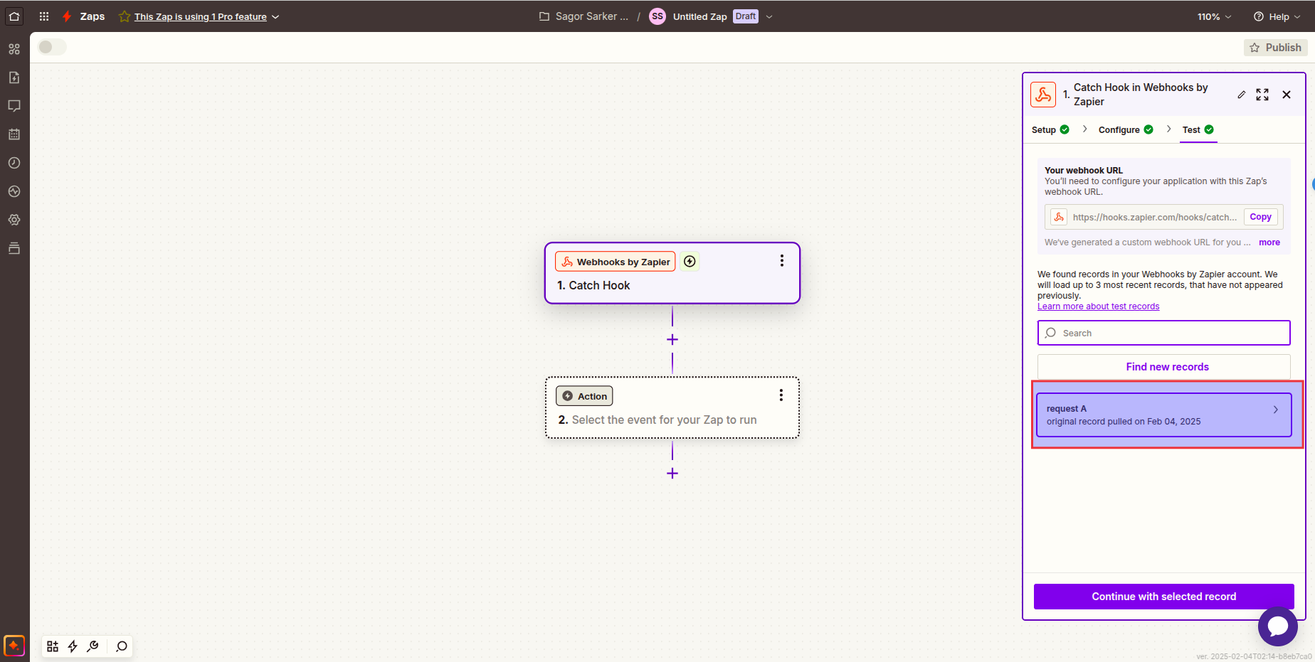 Create a Zap