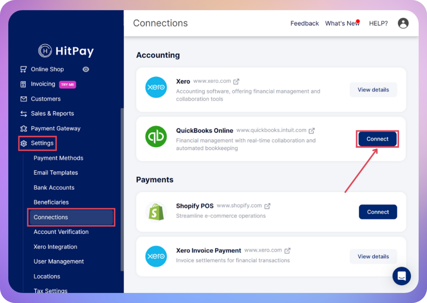 HitPay QuickBooks
