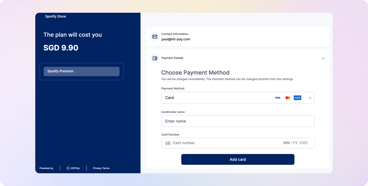 HitPay Product Guide and API docs.