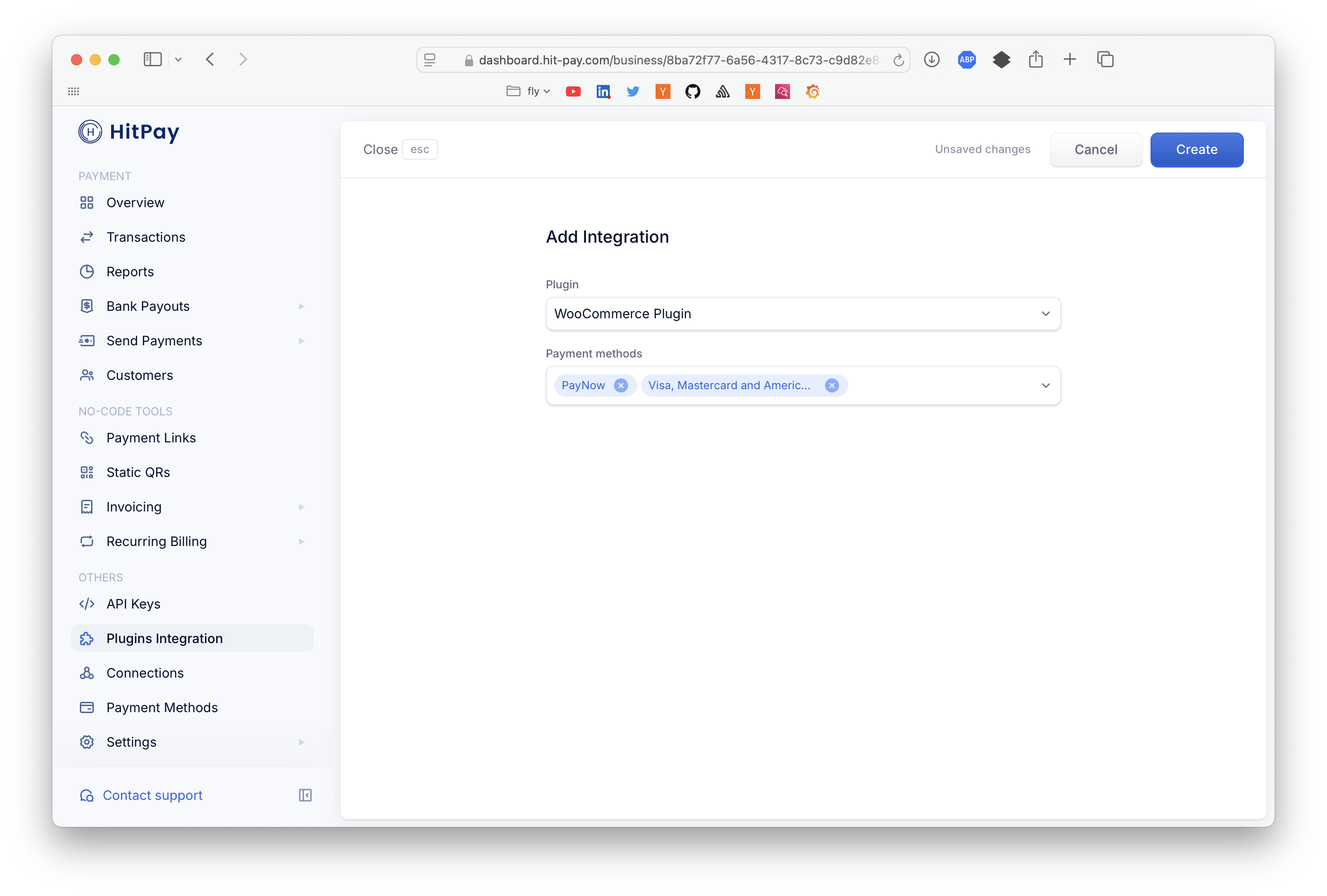 HitPay WooCommerce Plugin Integration Settings