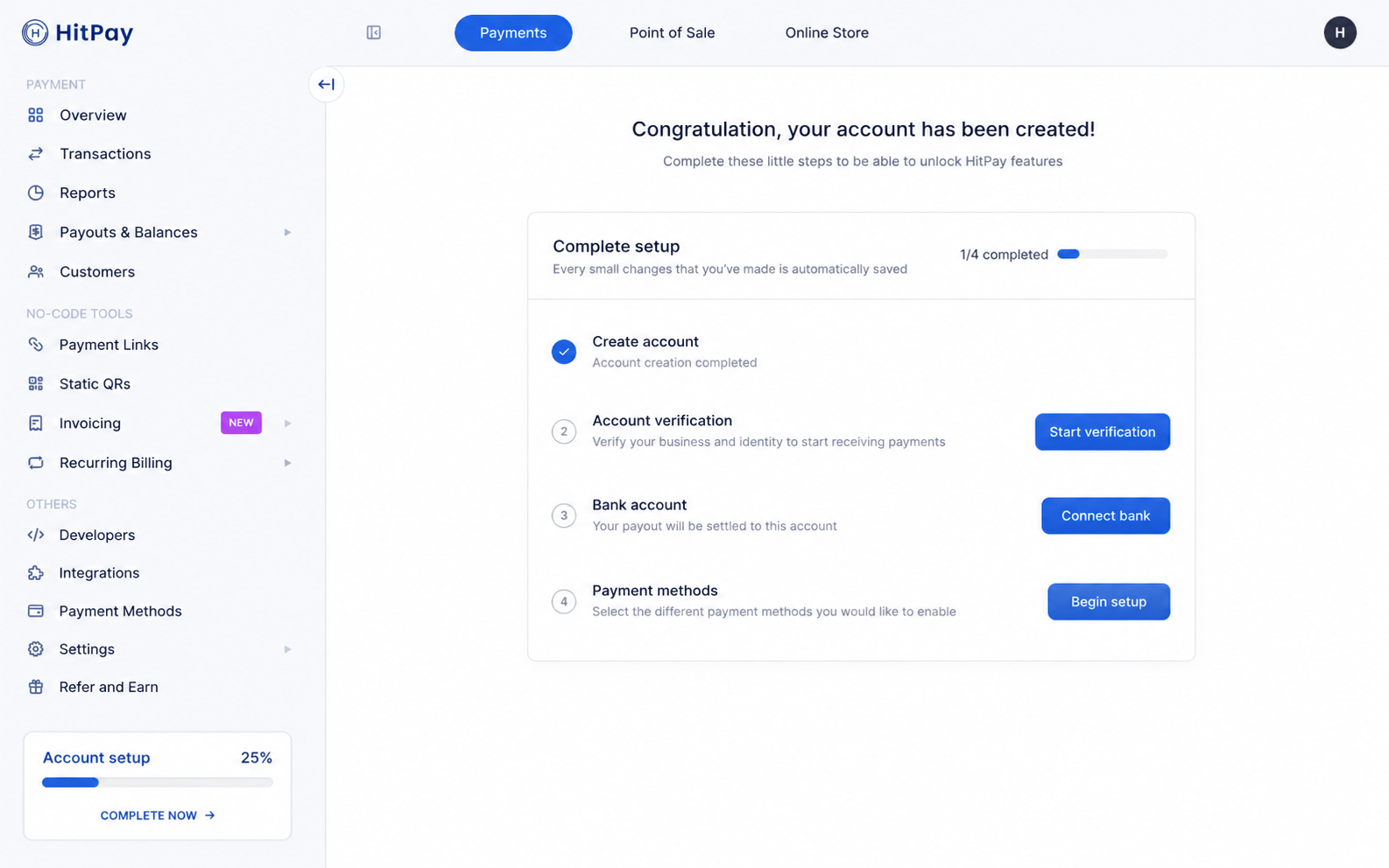 HitPay Account Setup