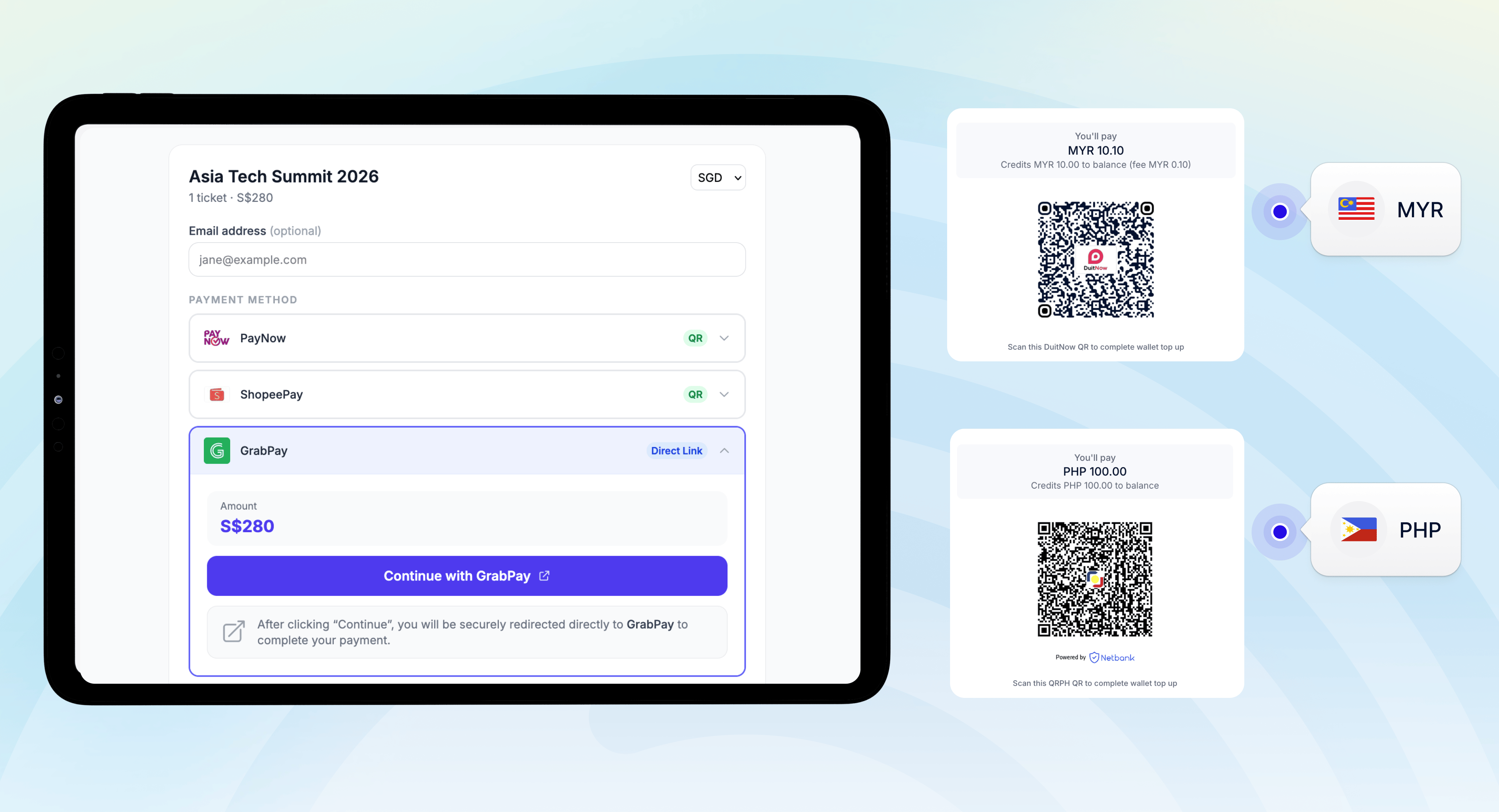 Embed Alternative Payment Flows Directly in Your App