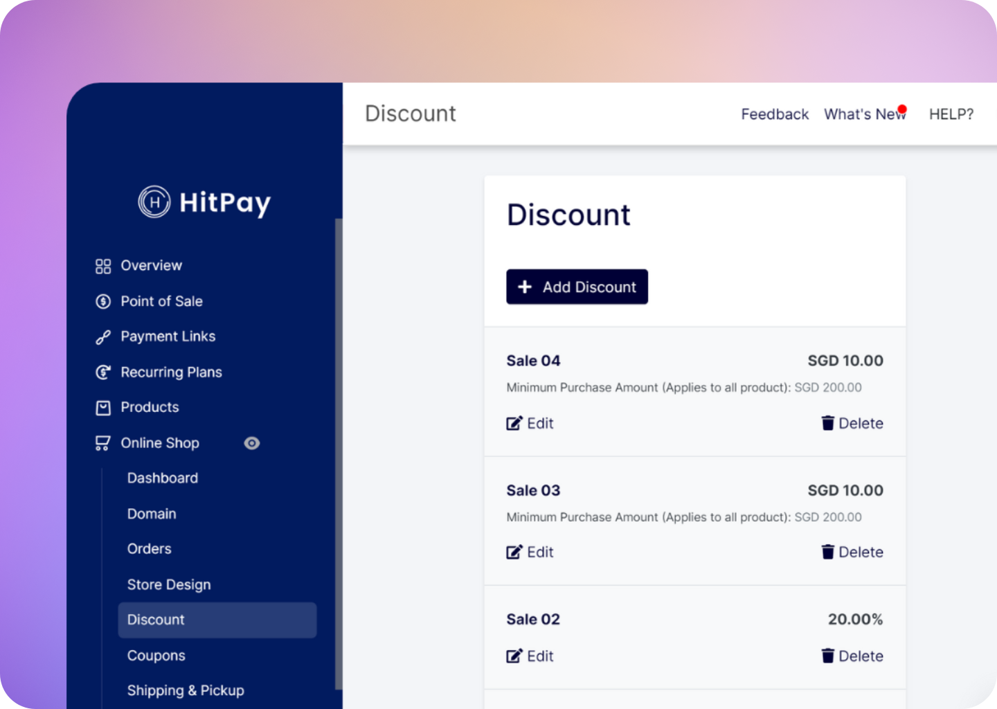Discounts