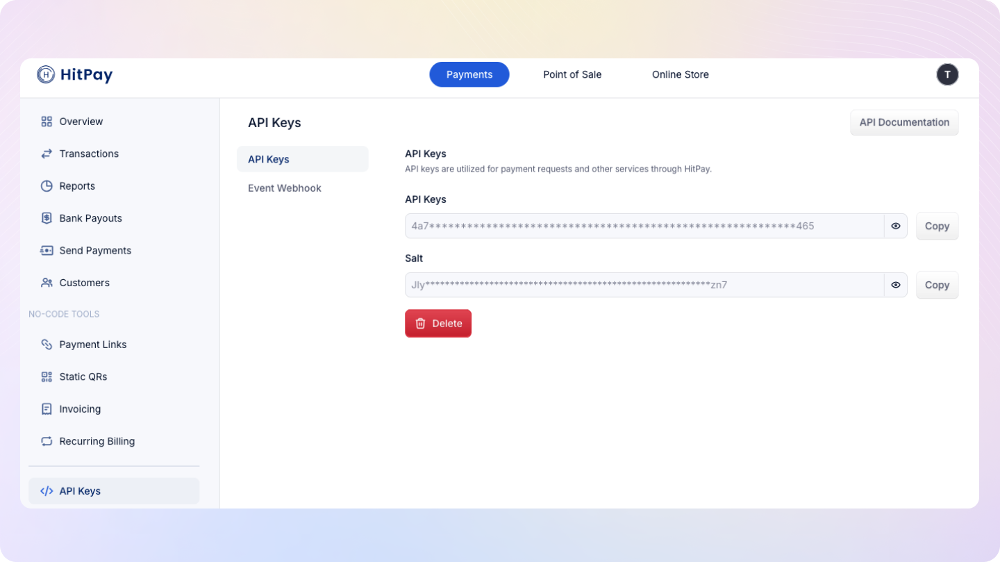 APIs Keys