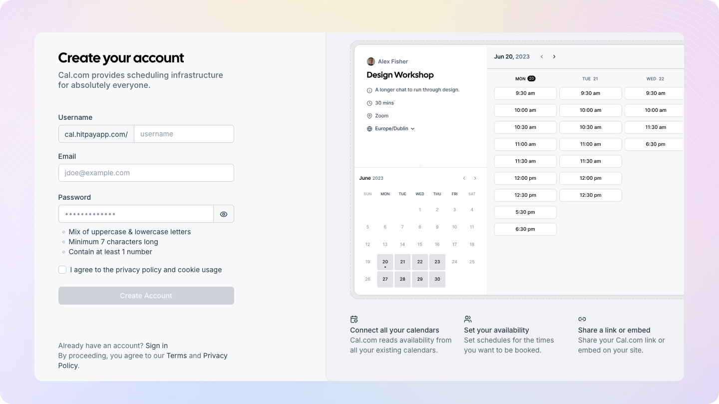 Create Account