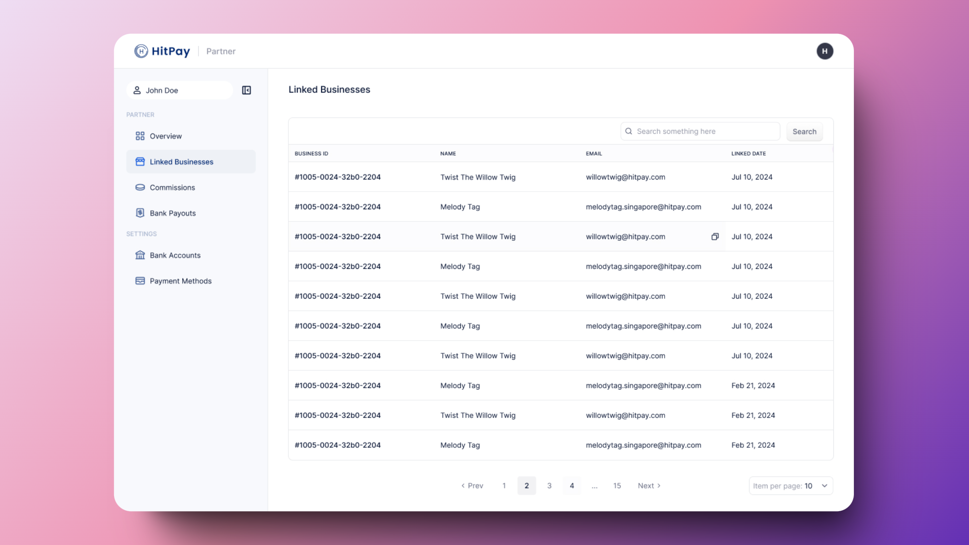HitPay Partner Setup
