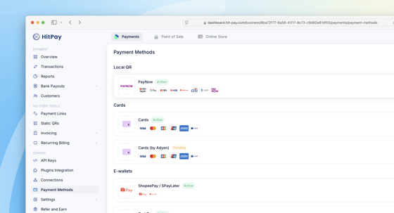 HitPay Product Guide and API docs.