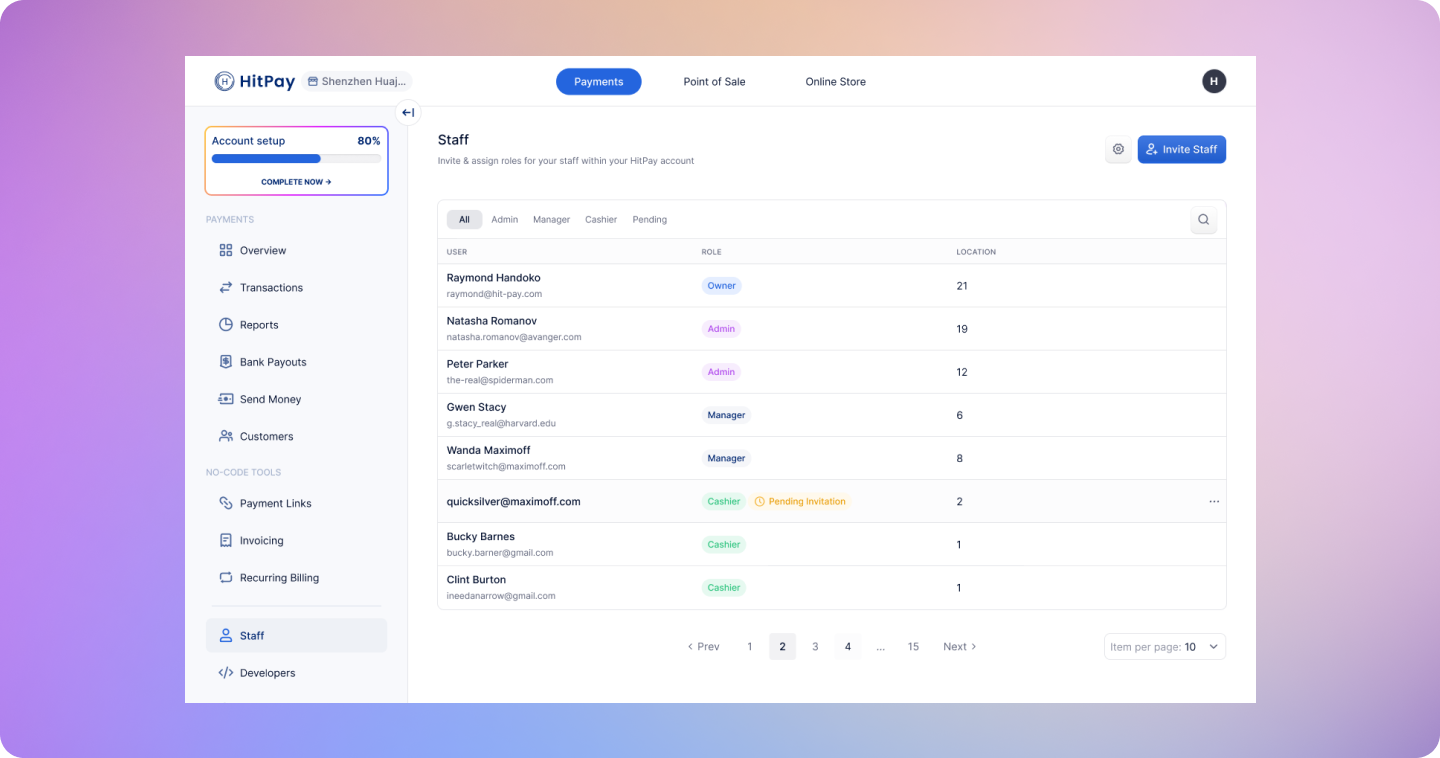 HitPay Product Guide and API docs.