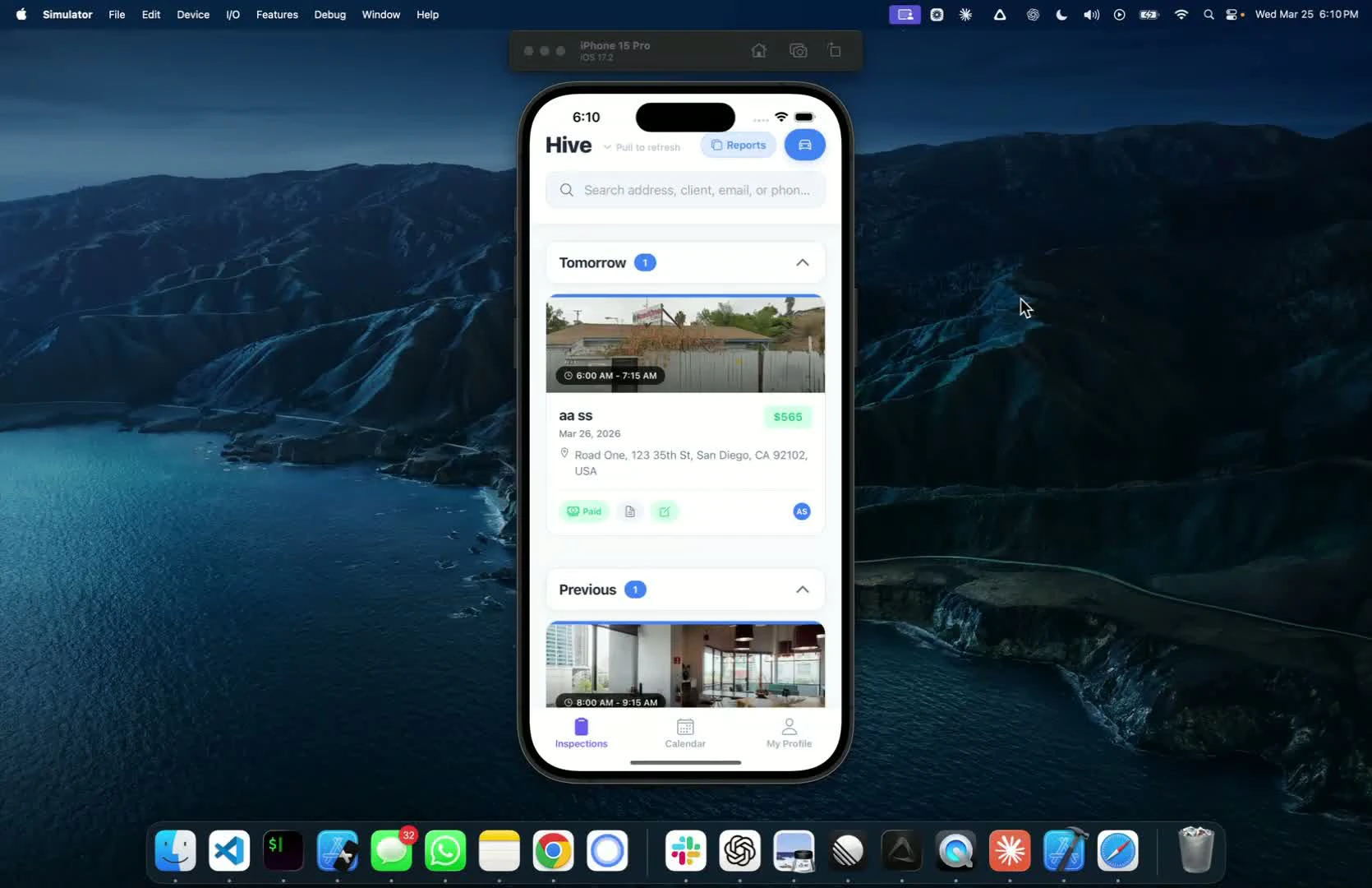 Accessing the report editor