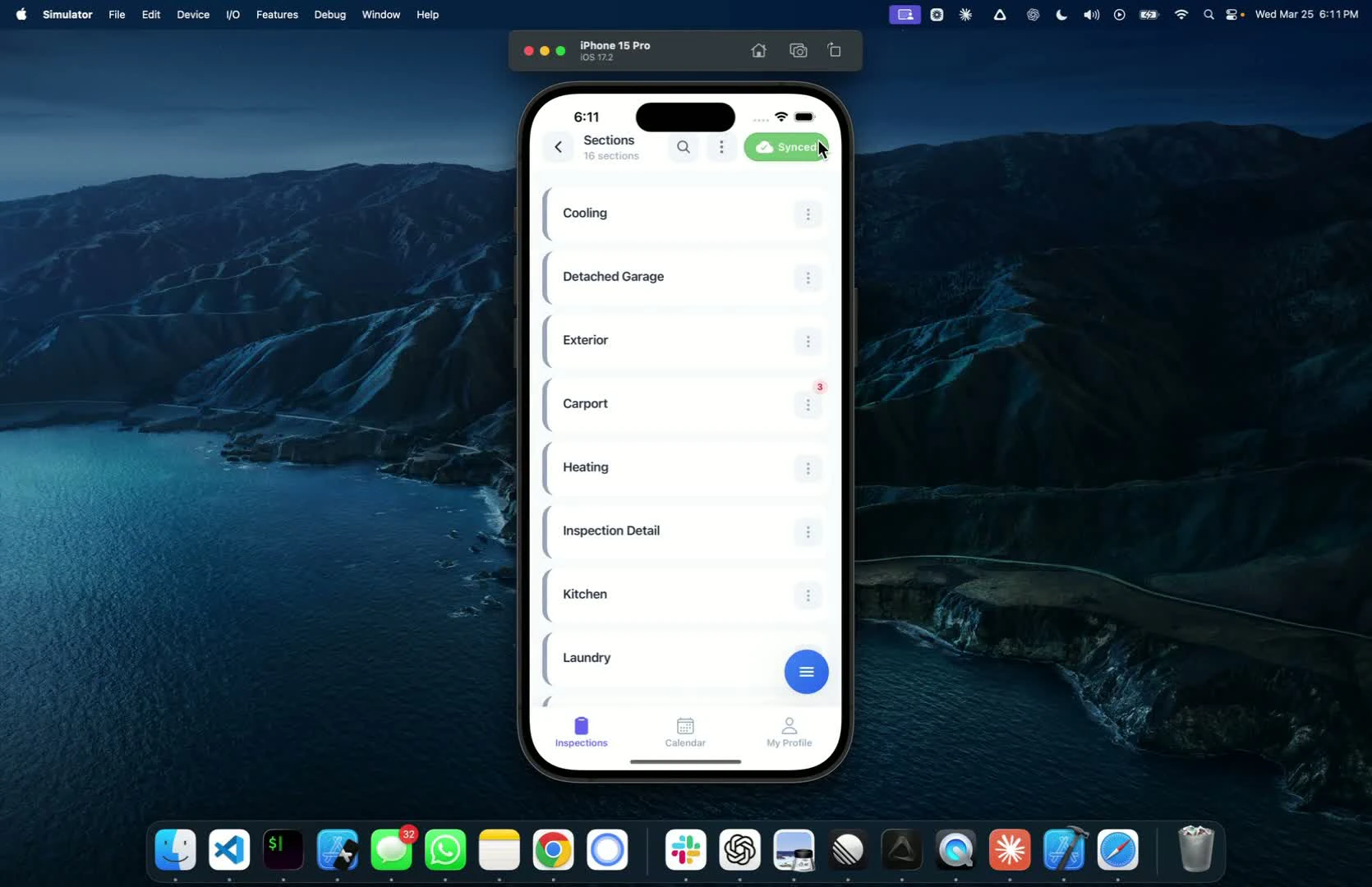 Checking sync status