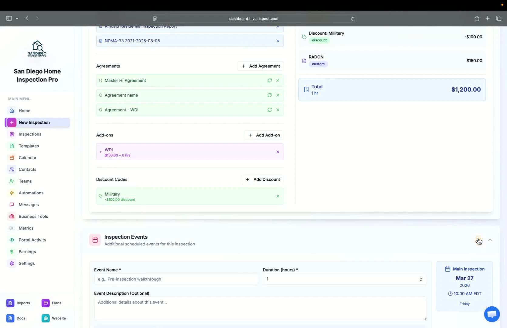 Adding notes and documents