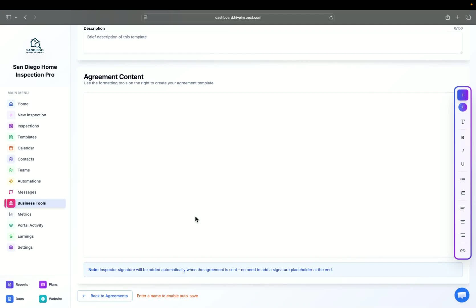 Using existing agreements