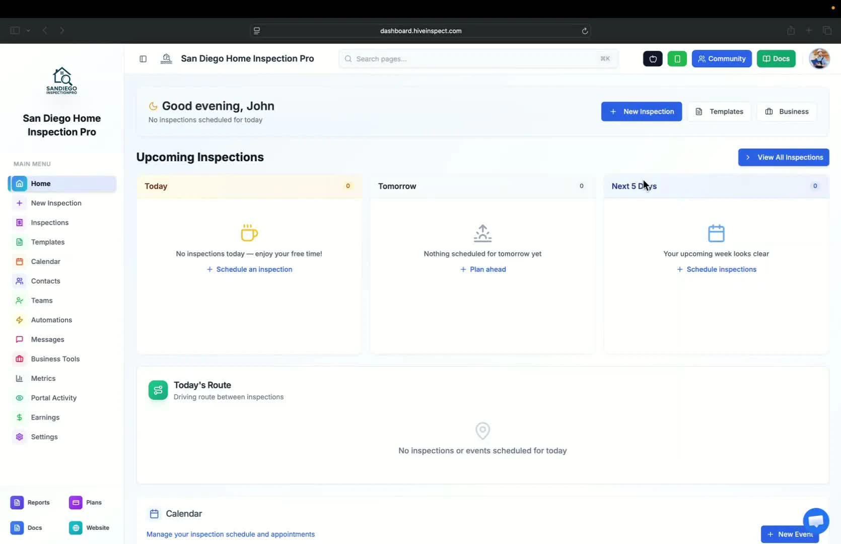 Setting up automations before scheduling