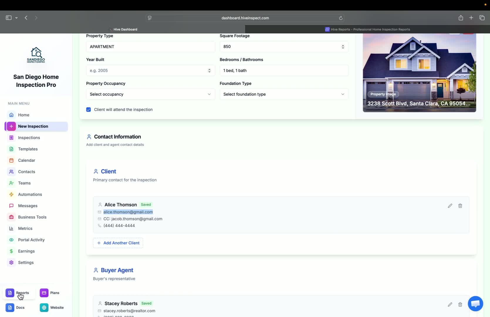 Client Portal - Hive