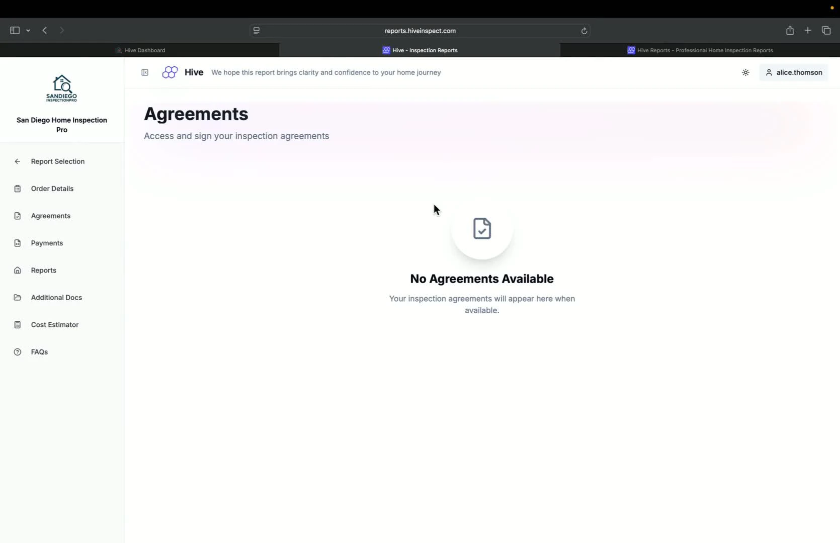 Signing the agreement