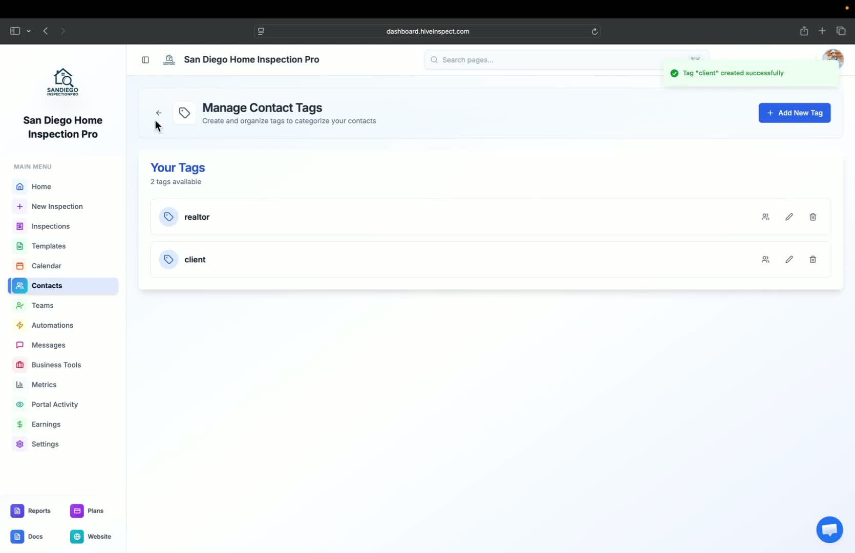 Import Contacts - Hive
