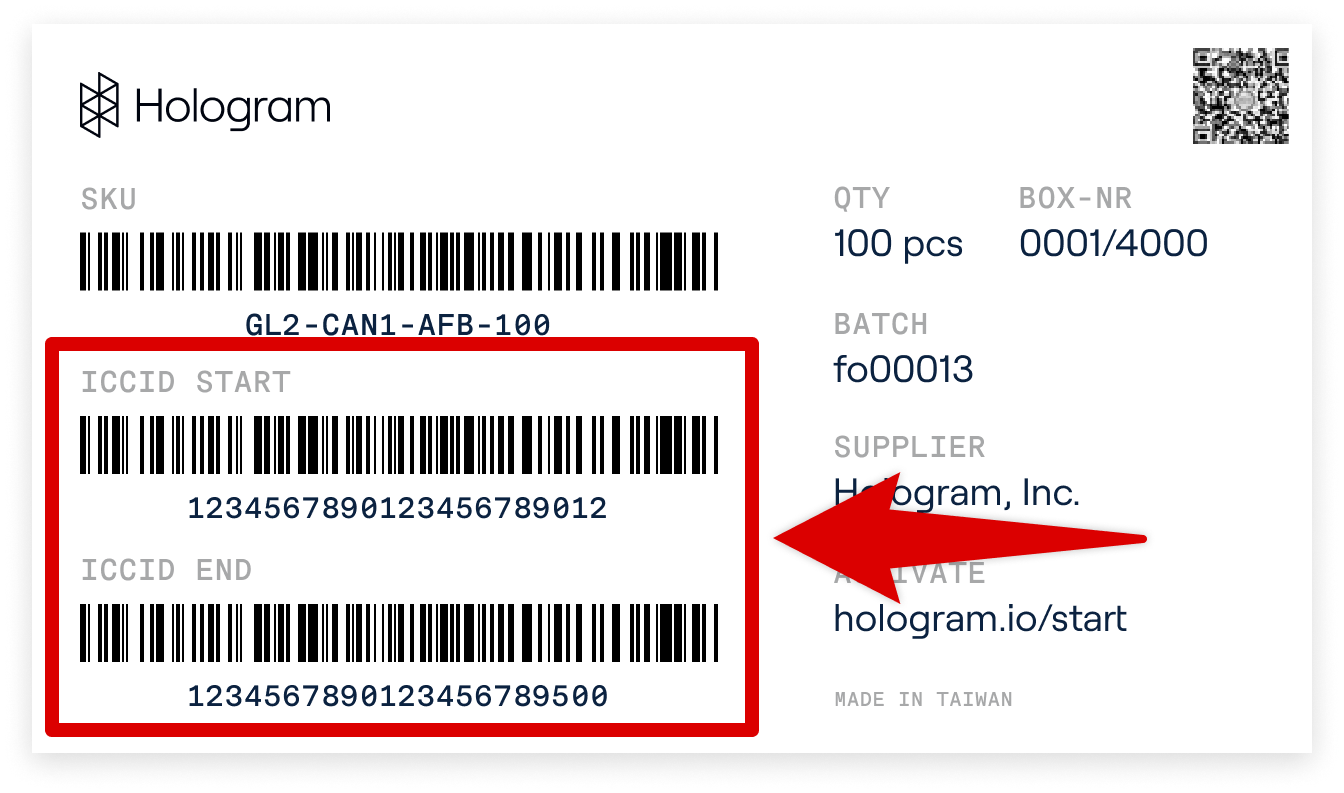 How to find SIM ICCIDs and EIDs - Hologram Documentation