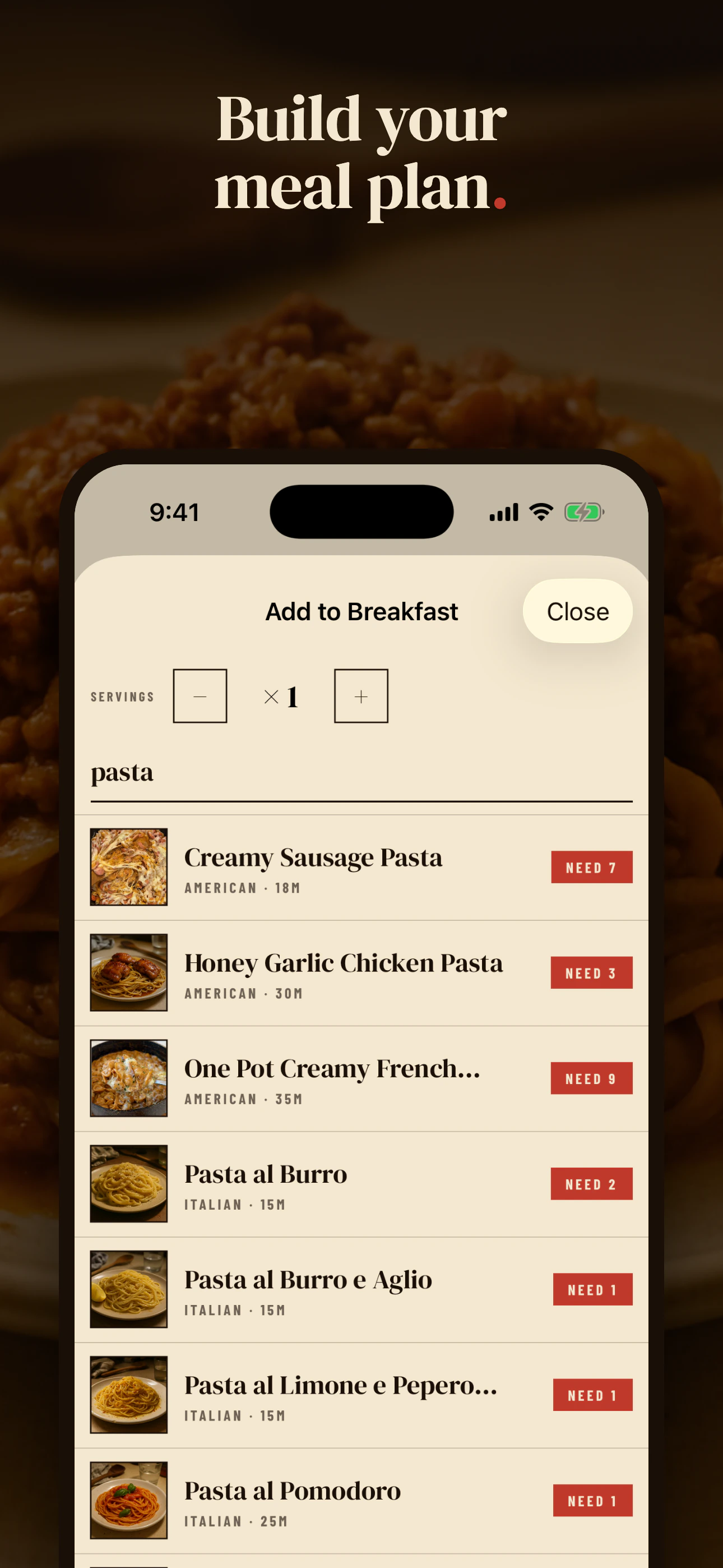 Meal Planning