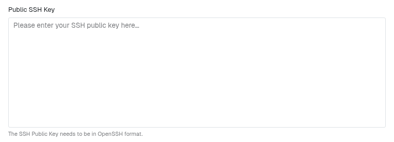 Empty Public SSH Key field in the CSV Employee Import window