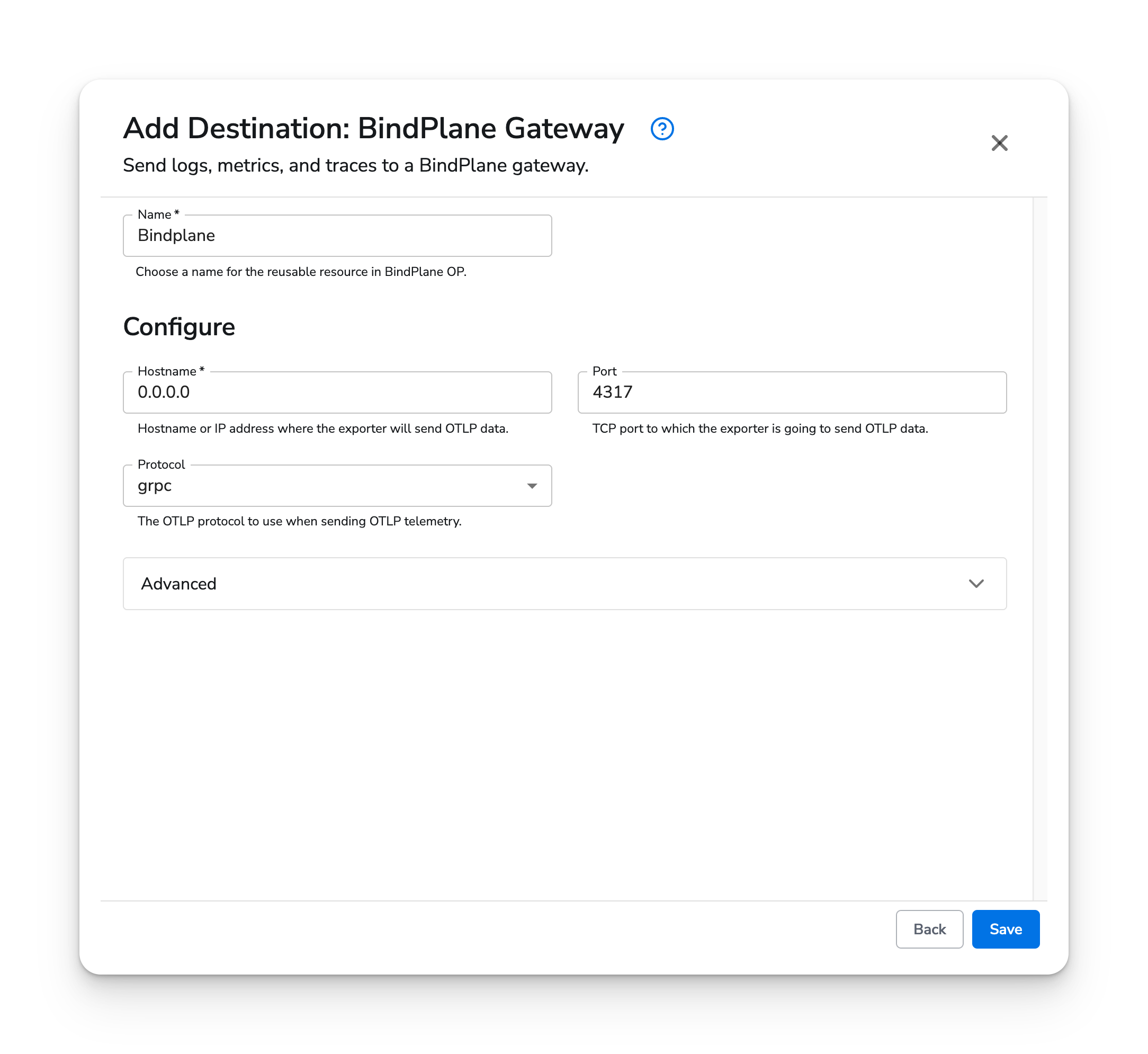 Bindplane Gateway - Honeycomb Docs