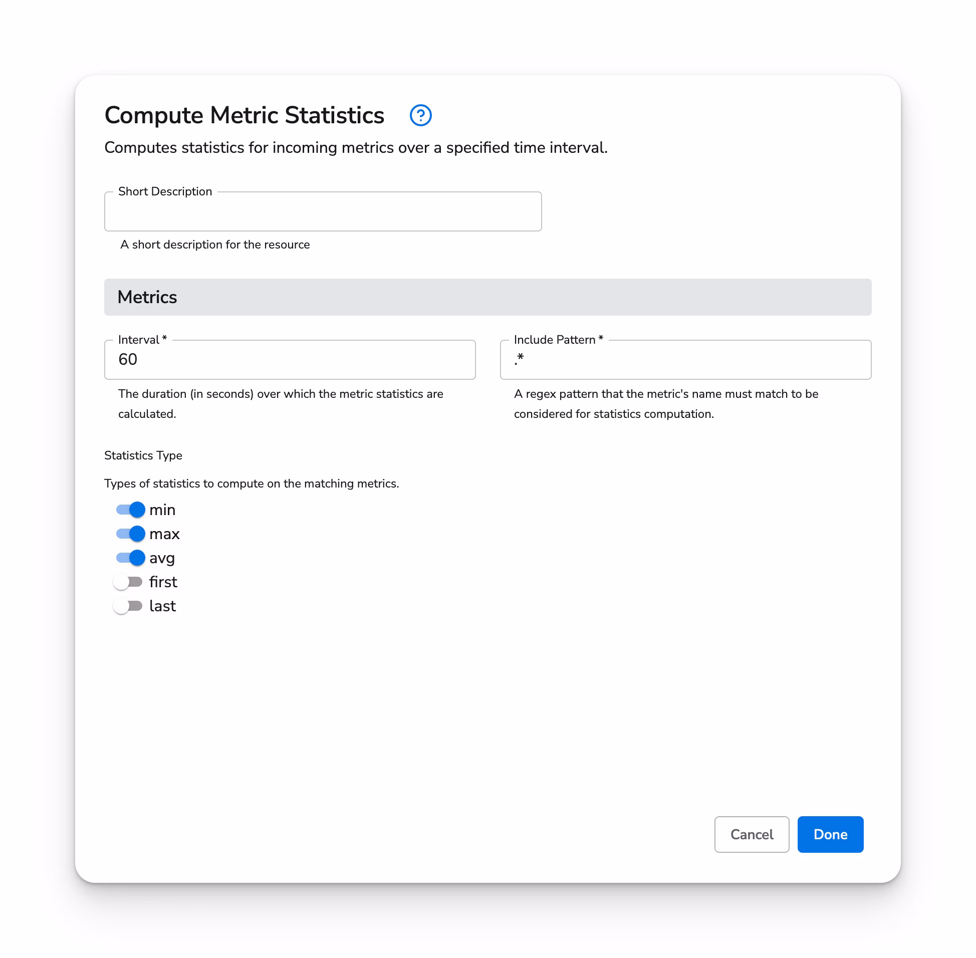 Honeycomb Docs - Metric Statistics - image 1