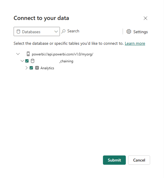 Connect to your data
