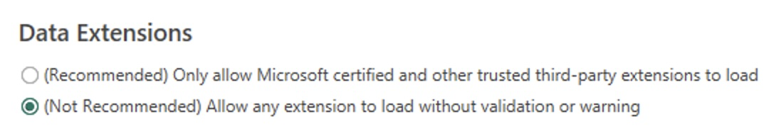 Data Extensions