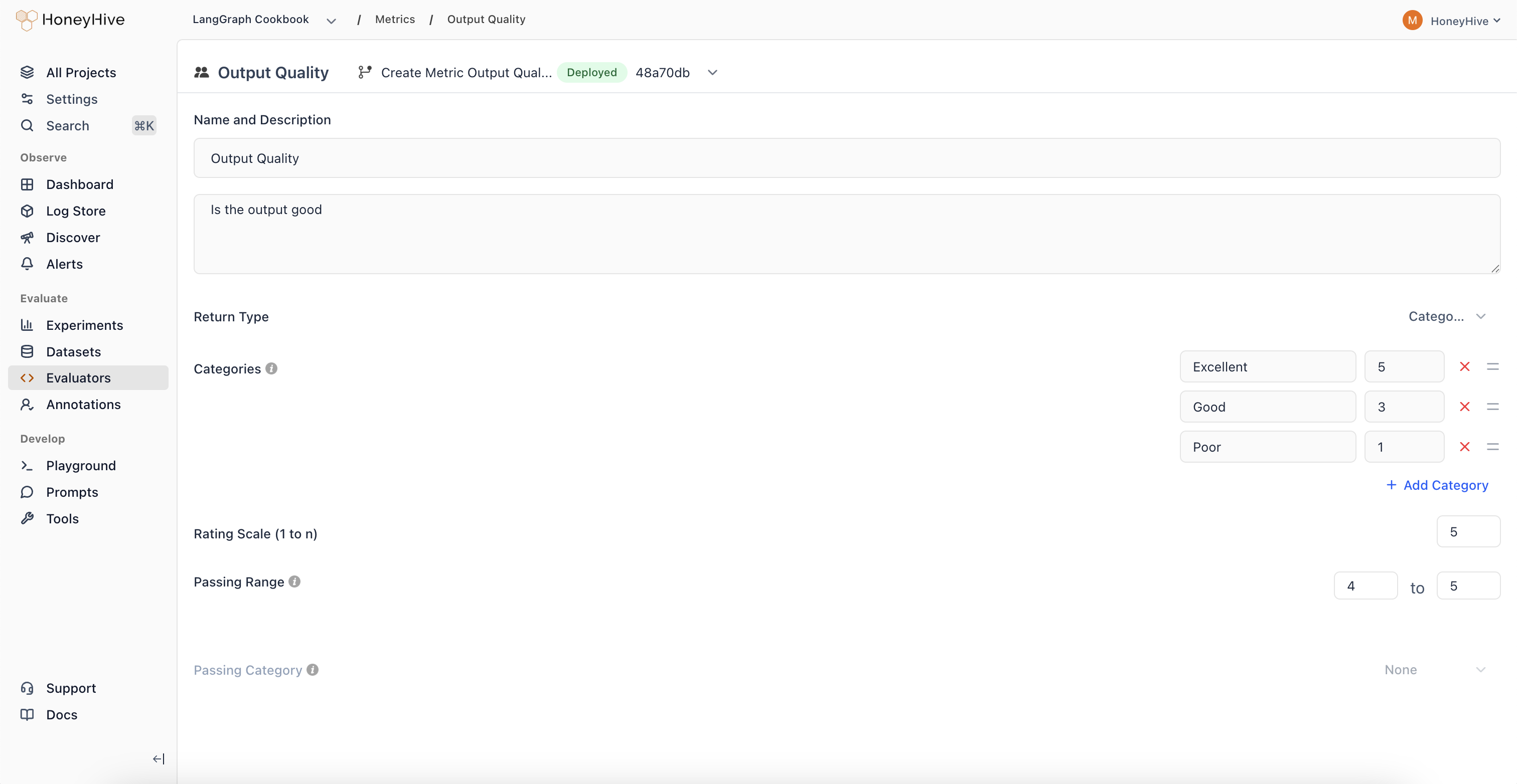 Categorical Evaluators