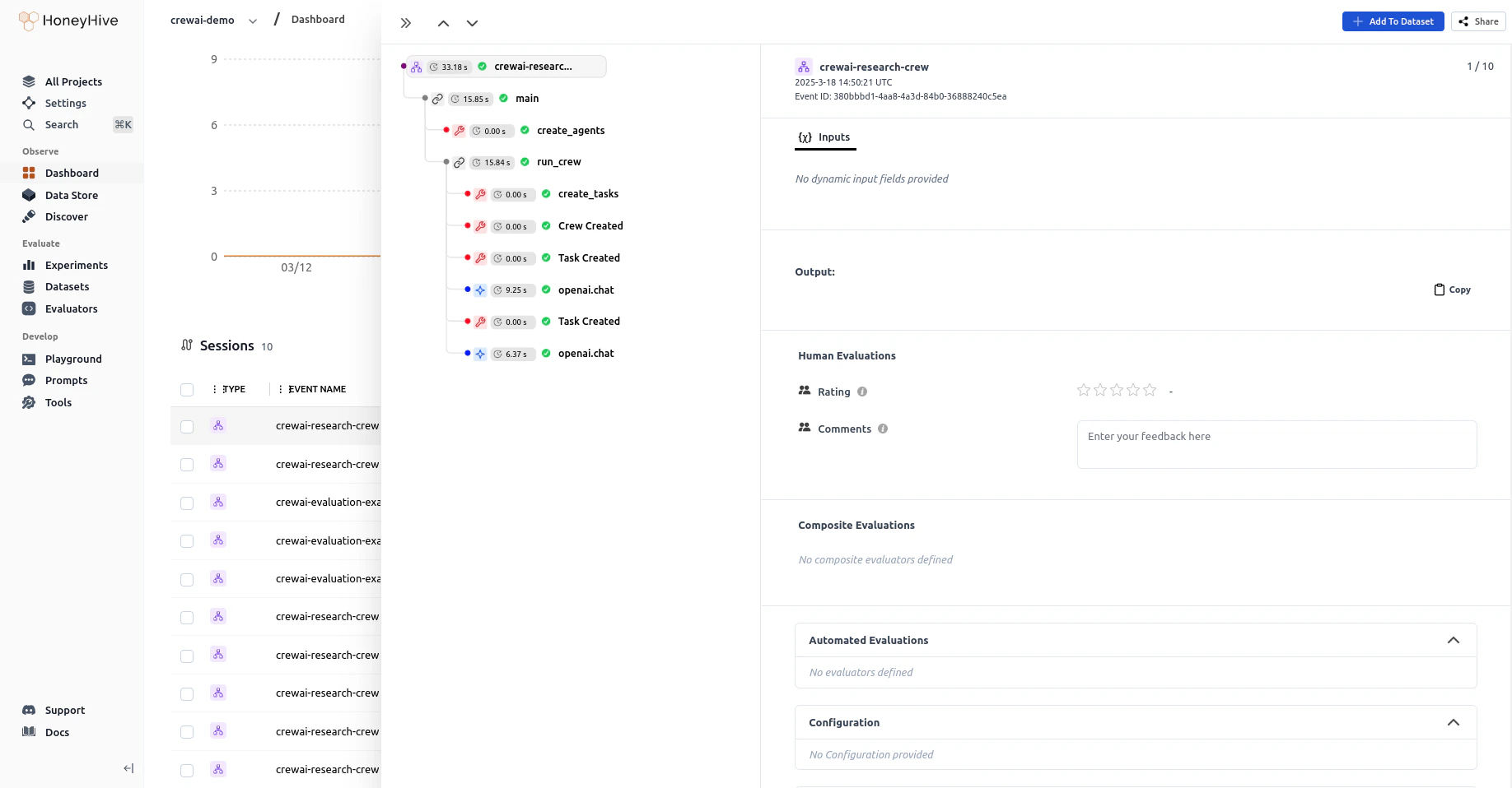 CrewAI HoneyHive Integration