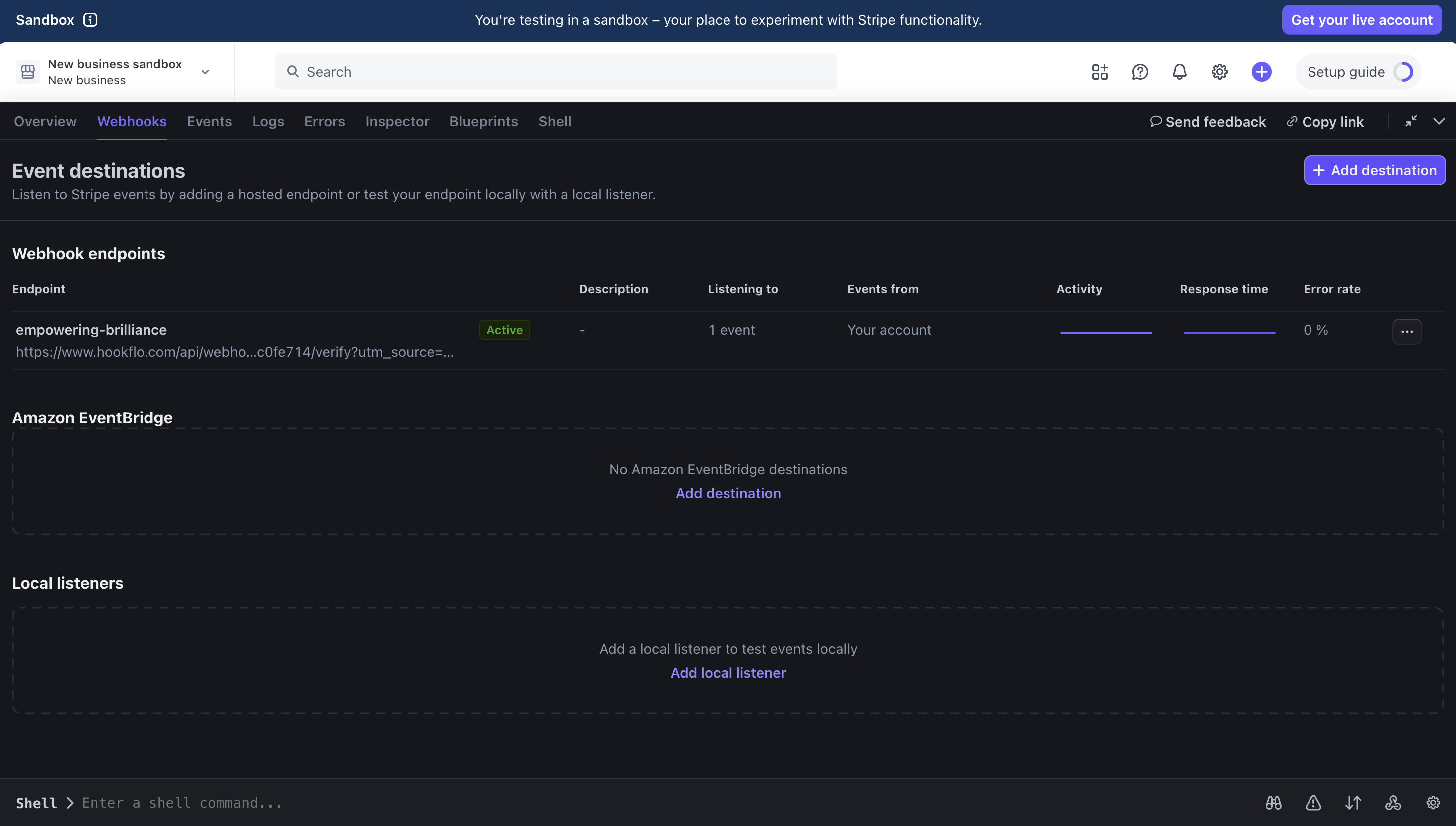 Stripe Webhook Configuration
