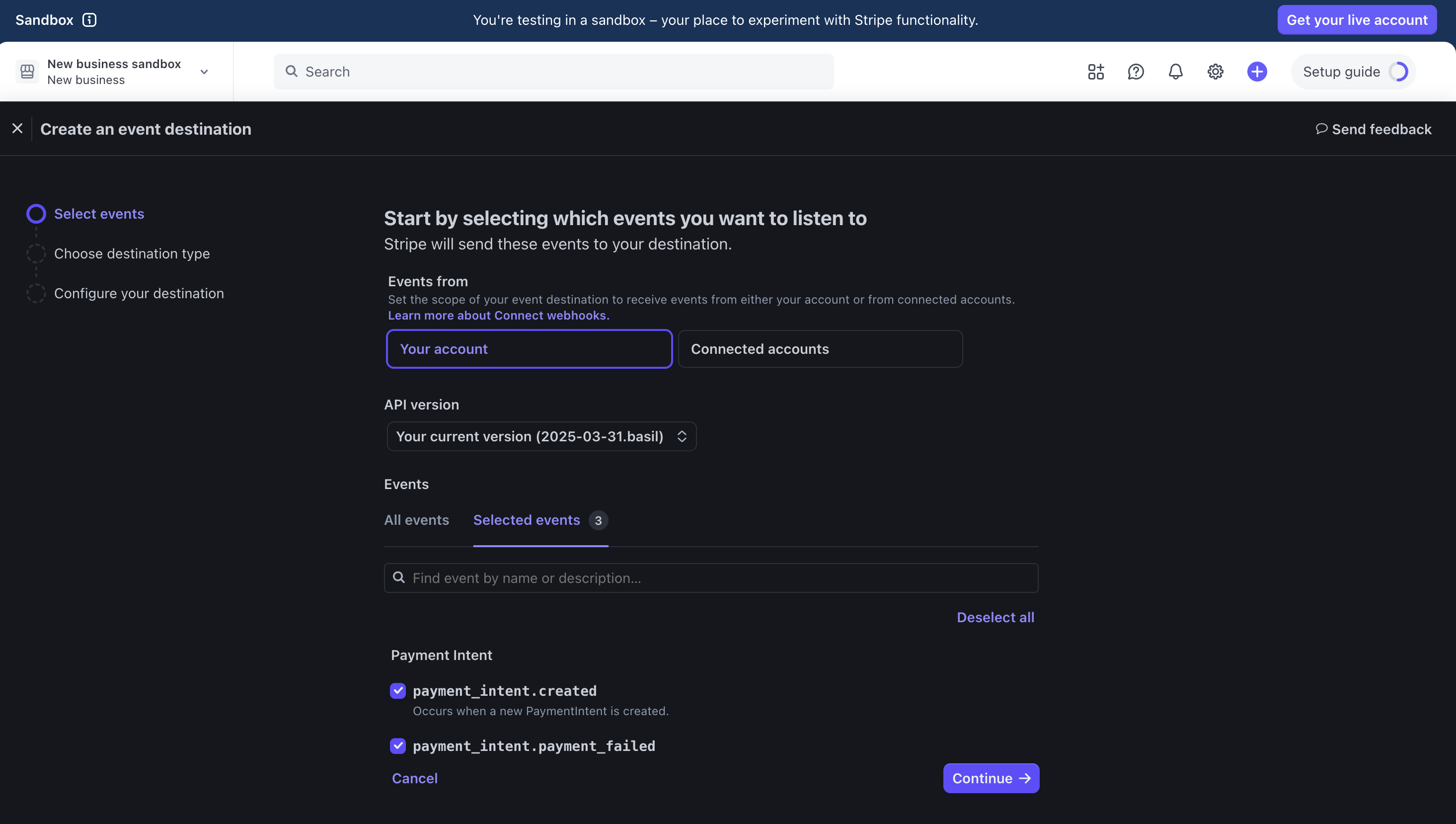 Stripe Webhook Configuration