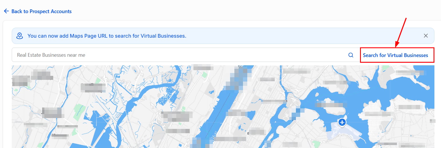 Virtual business search option