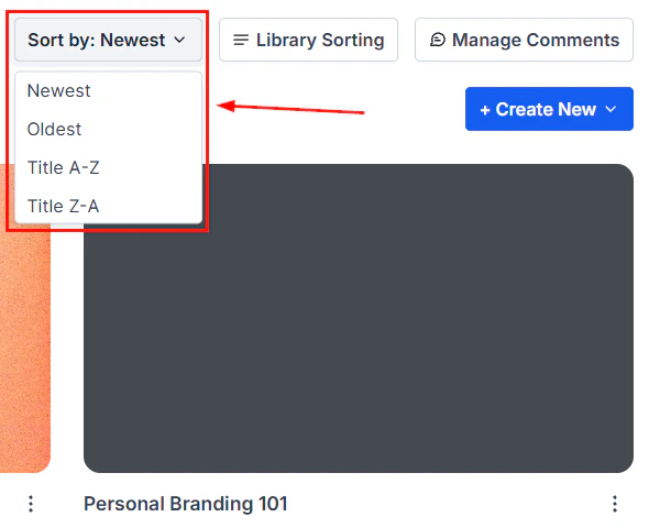 Content access settings