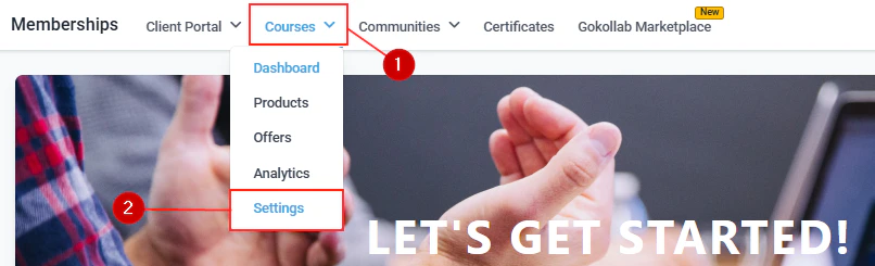 Site details settings