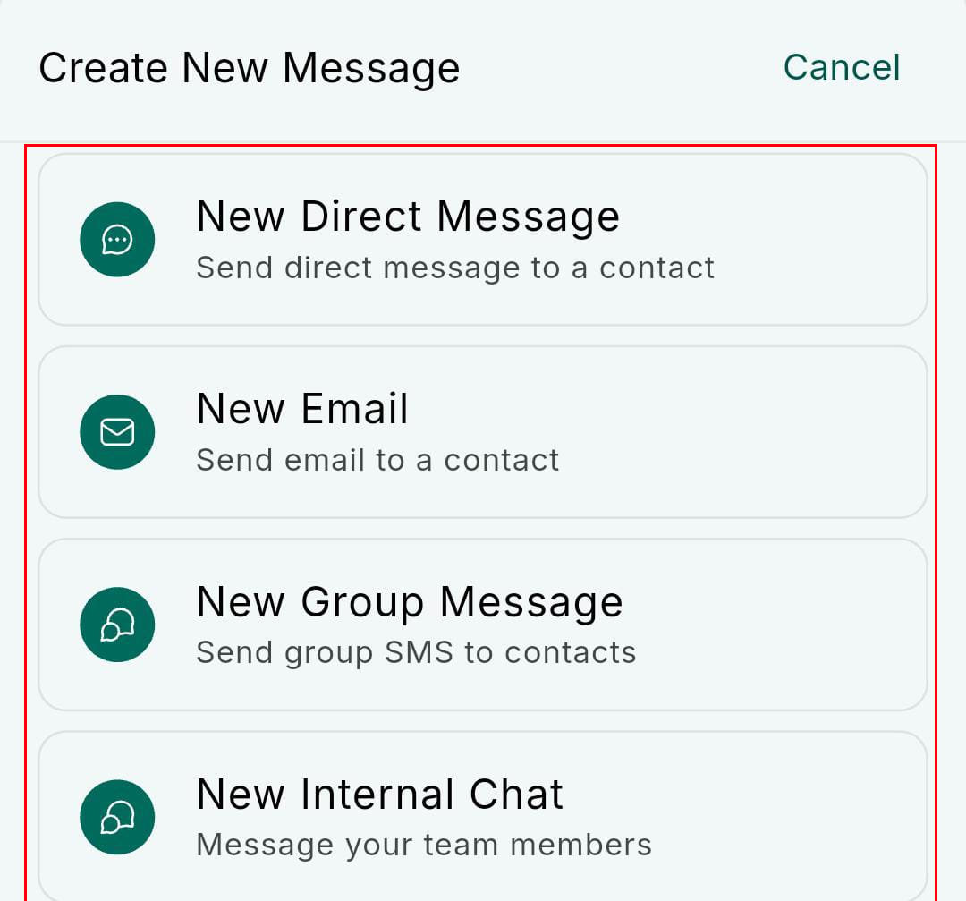 New message