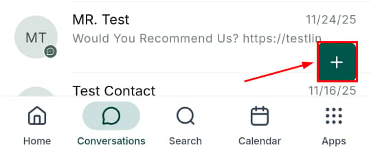 New conversation