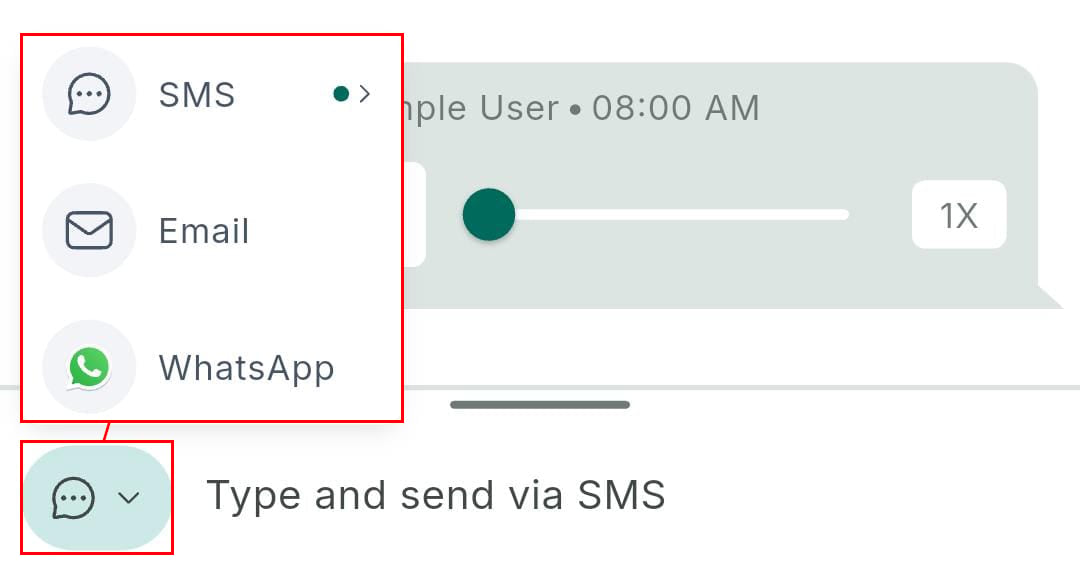 SMS composer