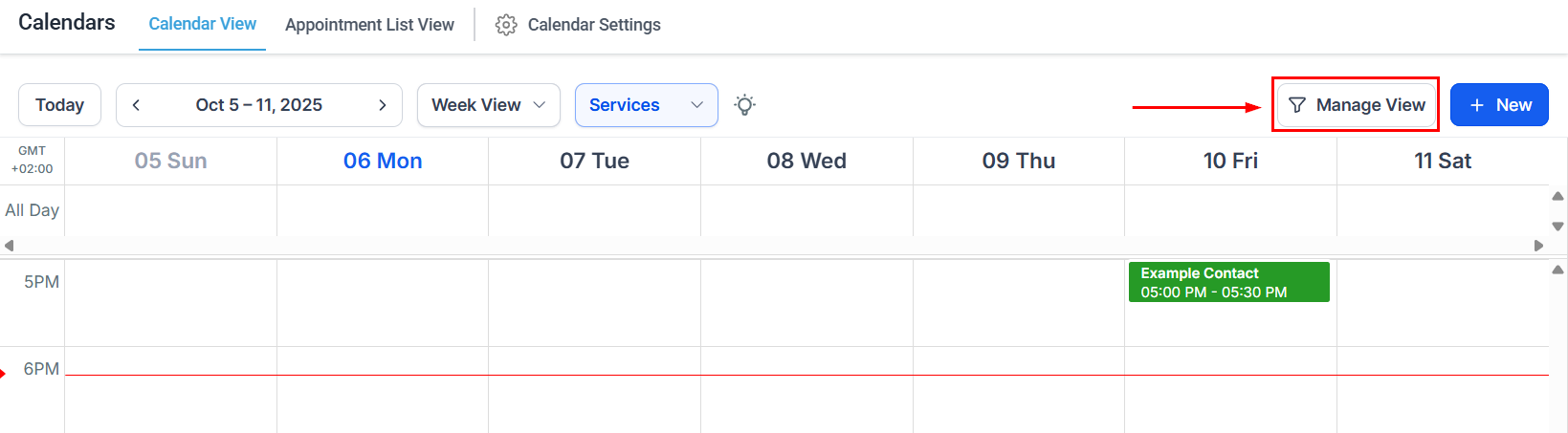 Confirmation tab with cancellation and rescheduling toggles