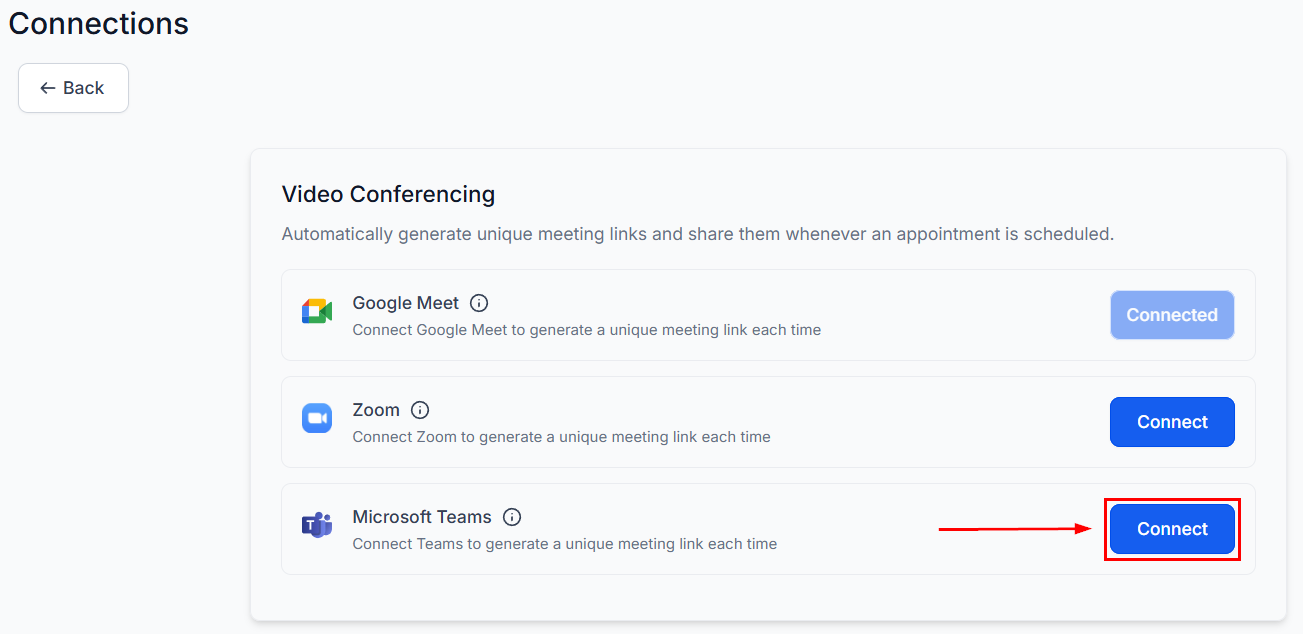 Microsoft Teams sign-in screen