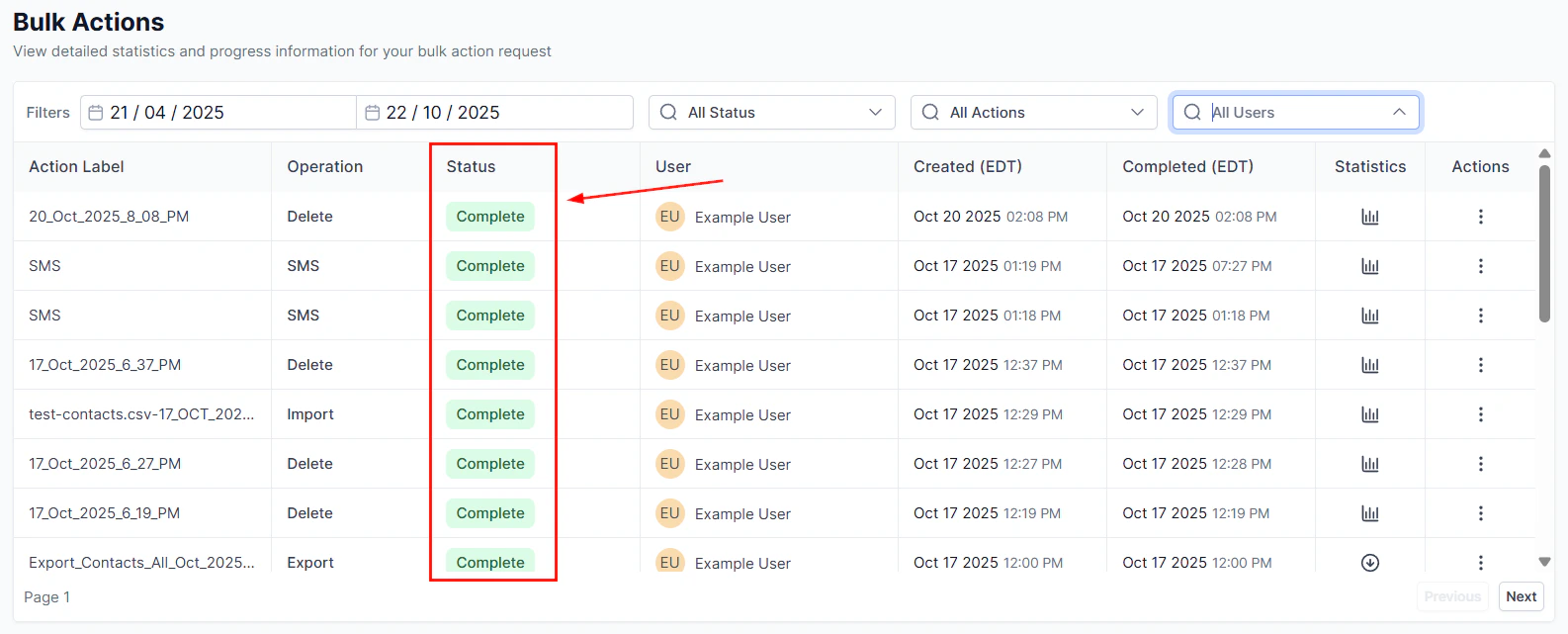 Add to Automation button