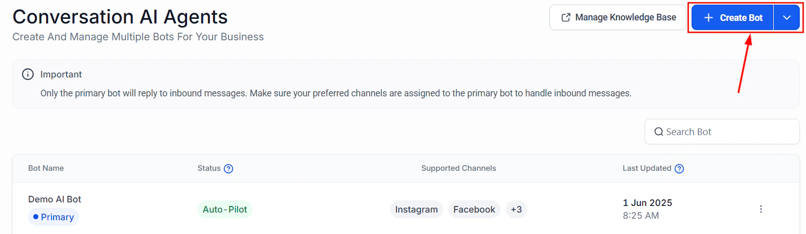 Guided form bot creation wizard for structured conversation flows