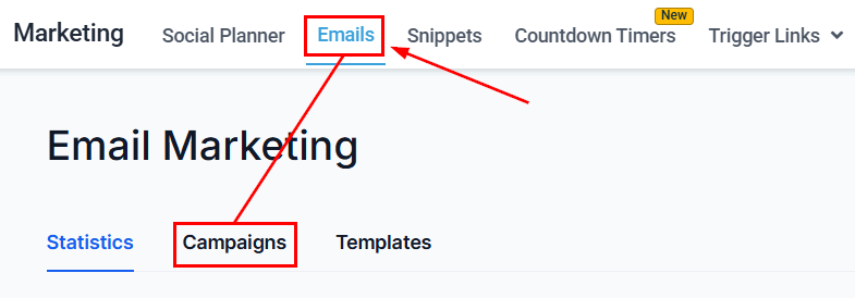 Email campaigns overview