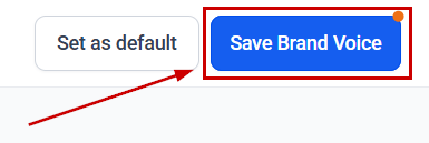 Save brand voice