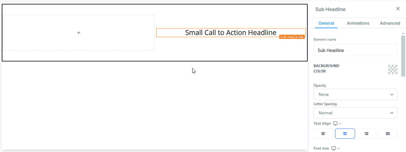 Builder toolbar overview
